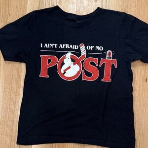 Kids Black Ghostbusters T-Shirt  size 7-8